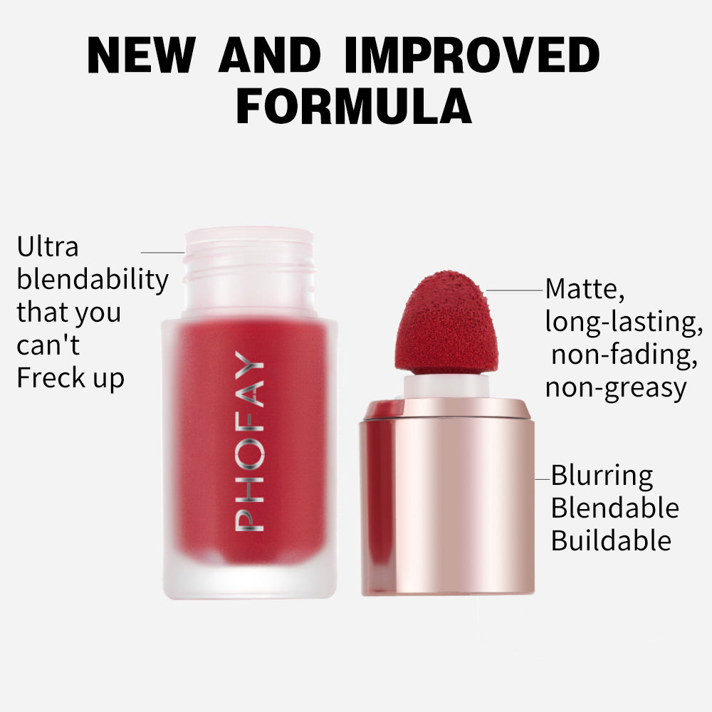 PHOFAY Mousse Liquid Blush - Online Beauty Cart