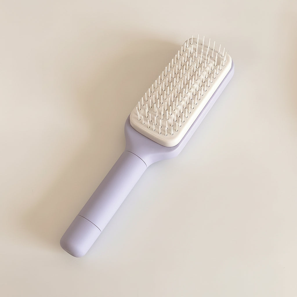 4 In 1 Self Cleaning Hair Brush - Online Beauty Cart