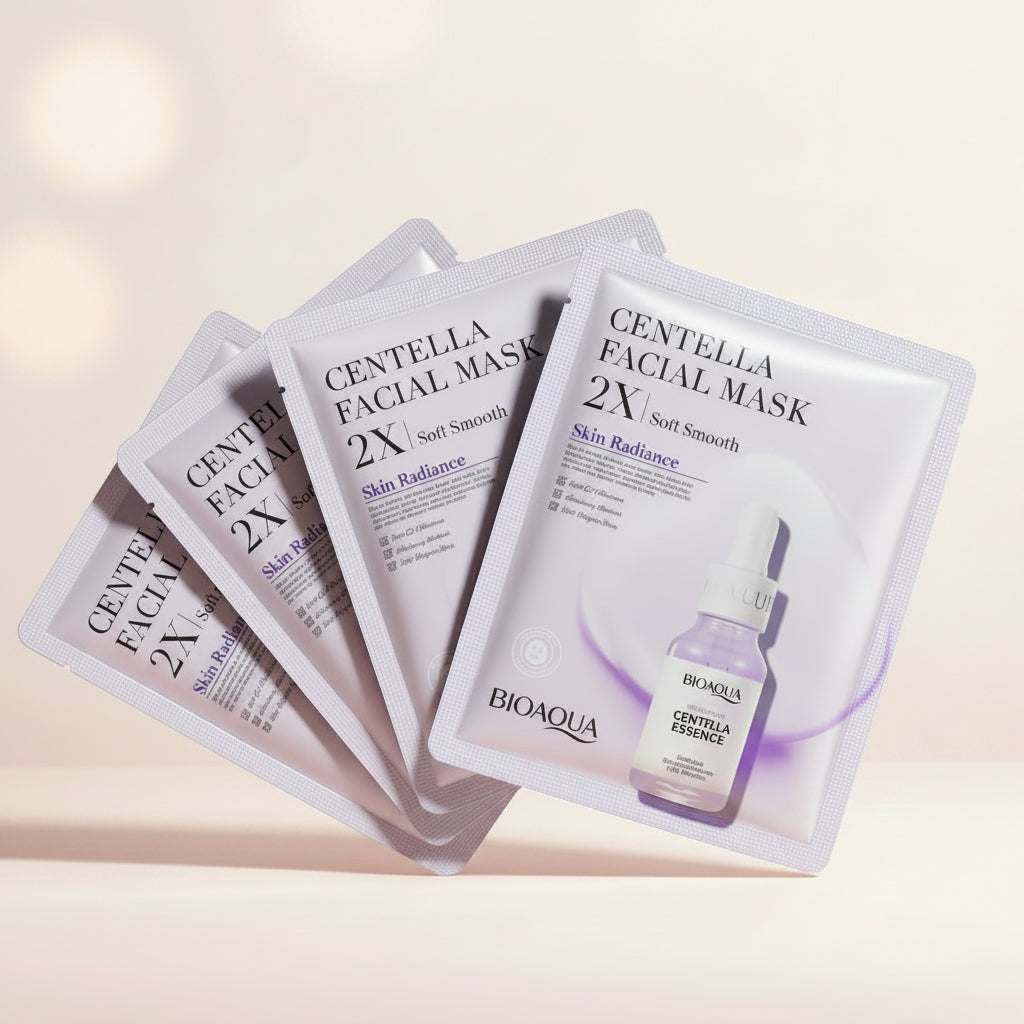Collagen Face Mask Moisturizing Firming Face Sheet Mask Hyaluronic Acid Facial Masks Beauty Skin Care Gel Skin Care - Online Beauty Cart
