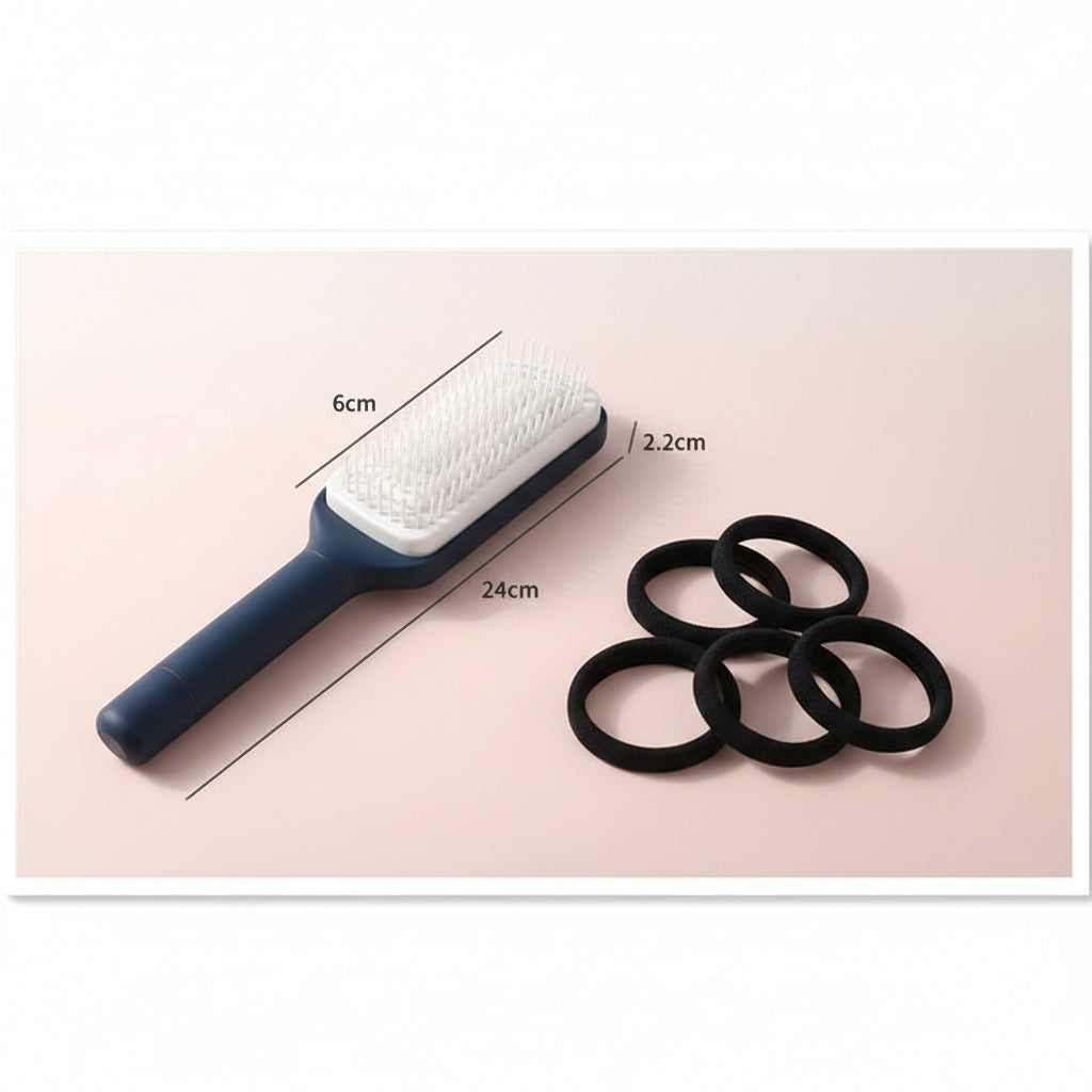 4 In 1 Self Cleaning Hair Brush - Online Beauty Cart