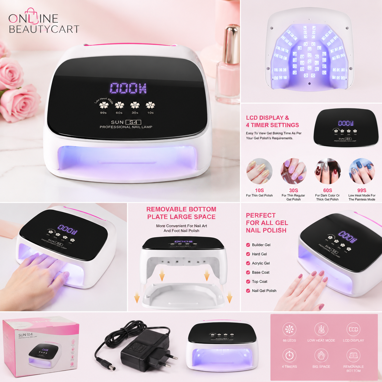 Sun Cordless UV LED Nail Lamp - Online Beauty Cart