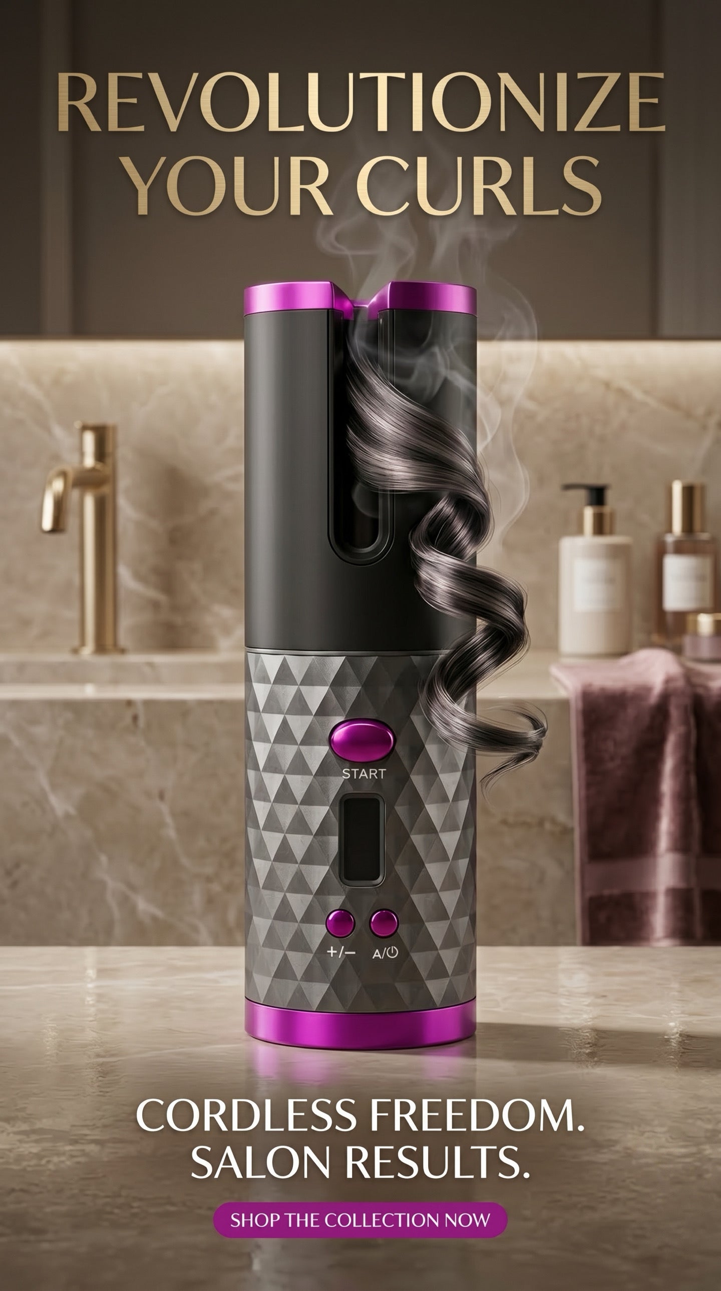 Rechargeable Automatic Hair Curler Women - Online Beauty Cart