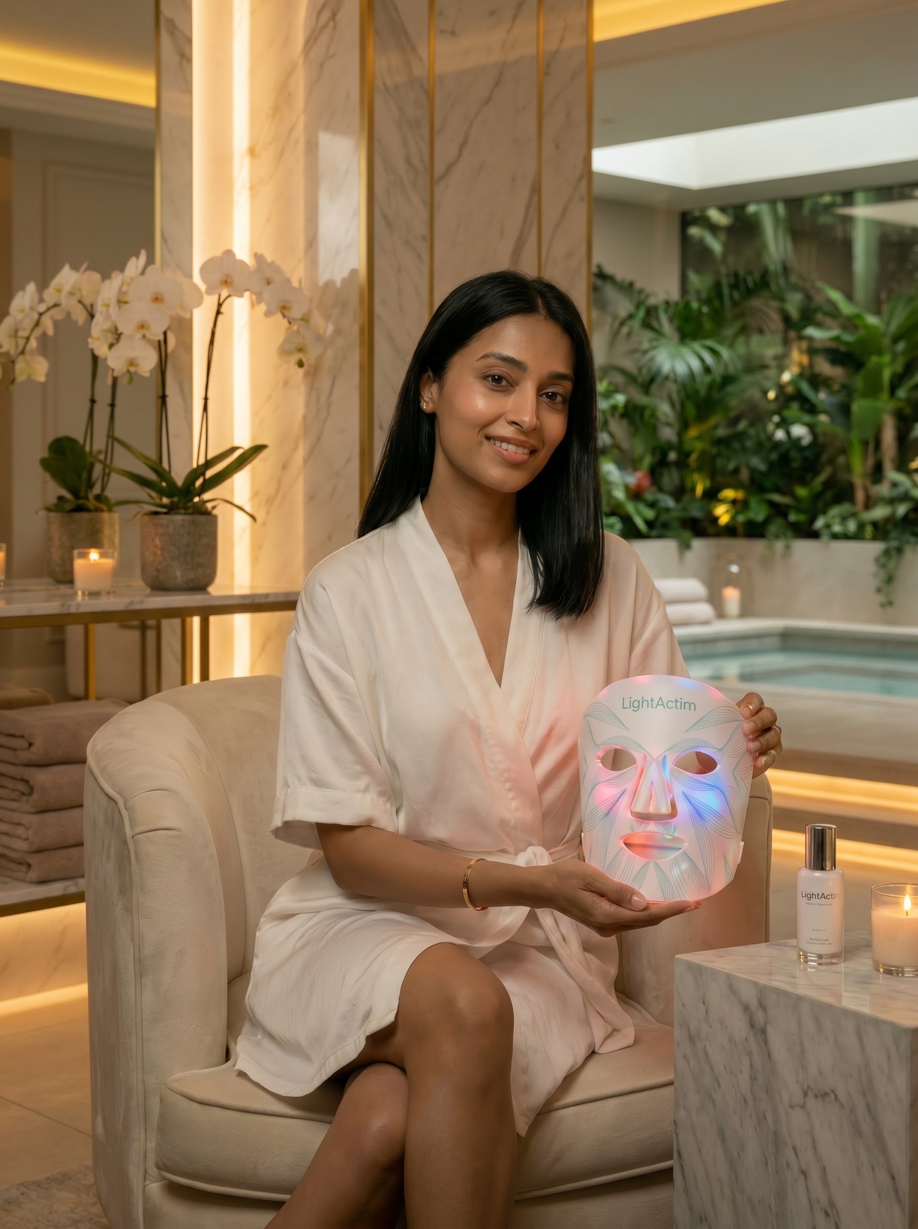 LED Light Actim Therapy Silicone Facial Mask - Online Beauty Cart