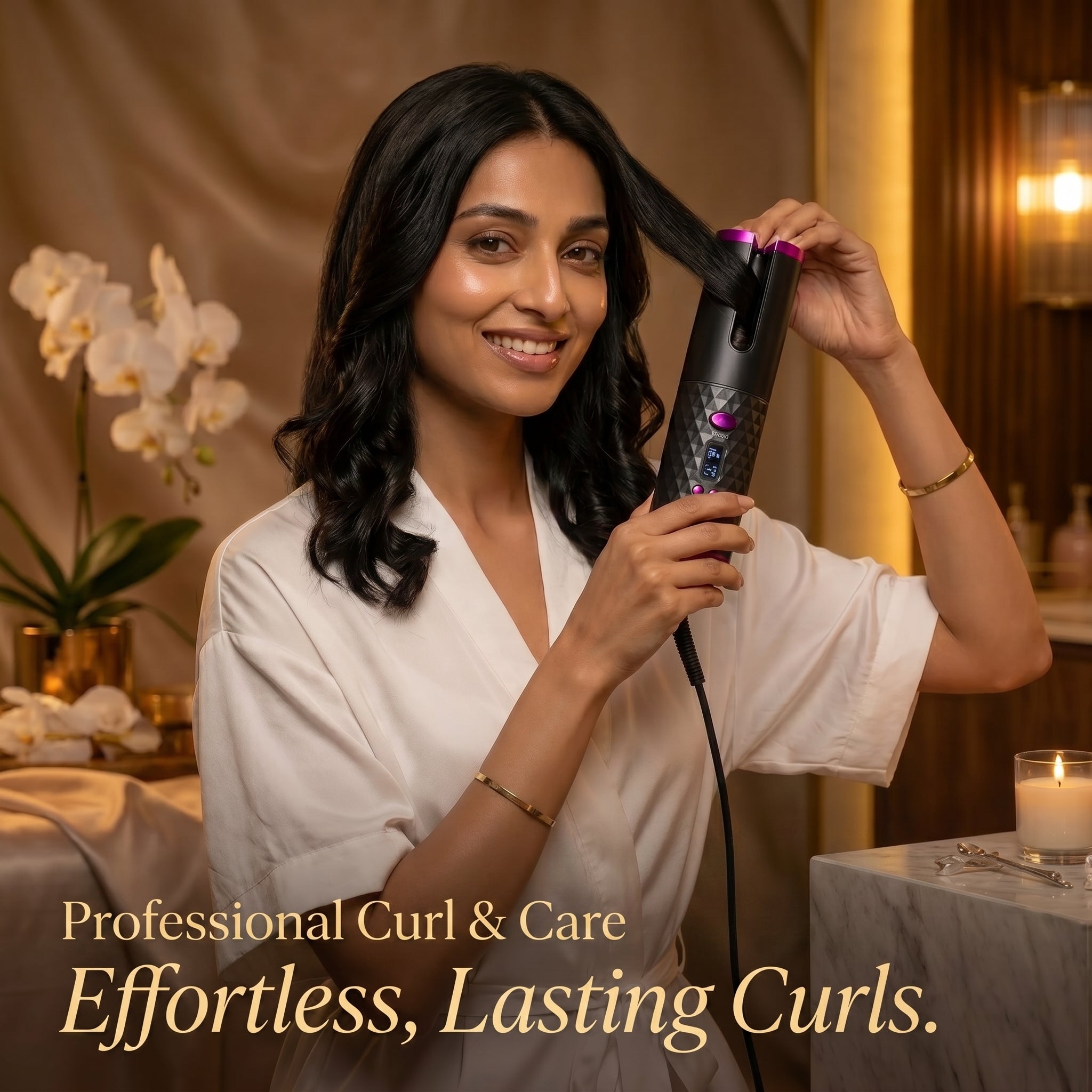 Rechargeable Automatic Hair Curler Women