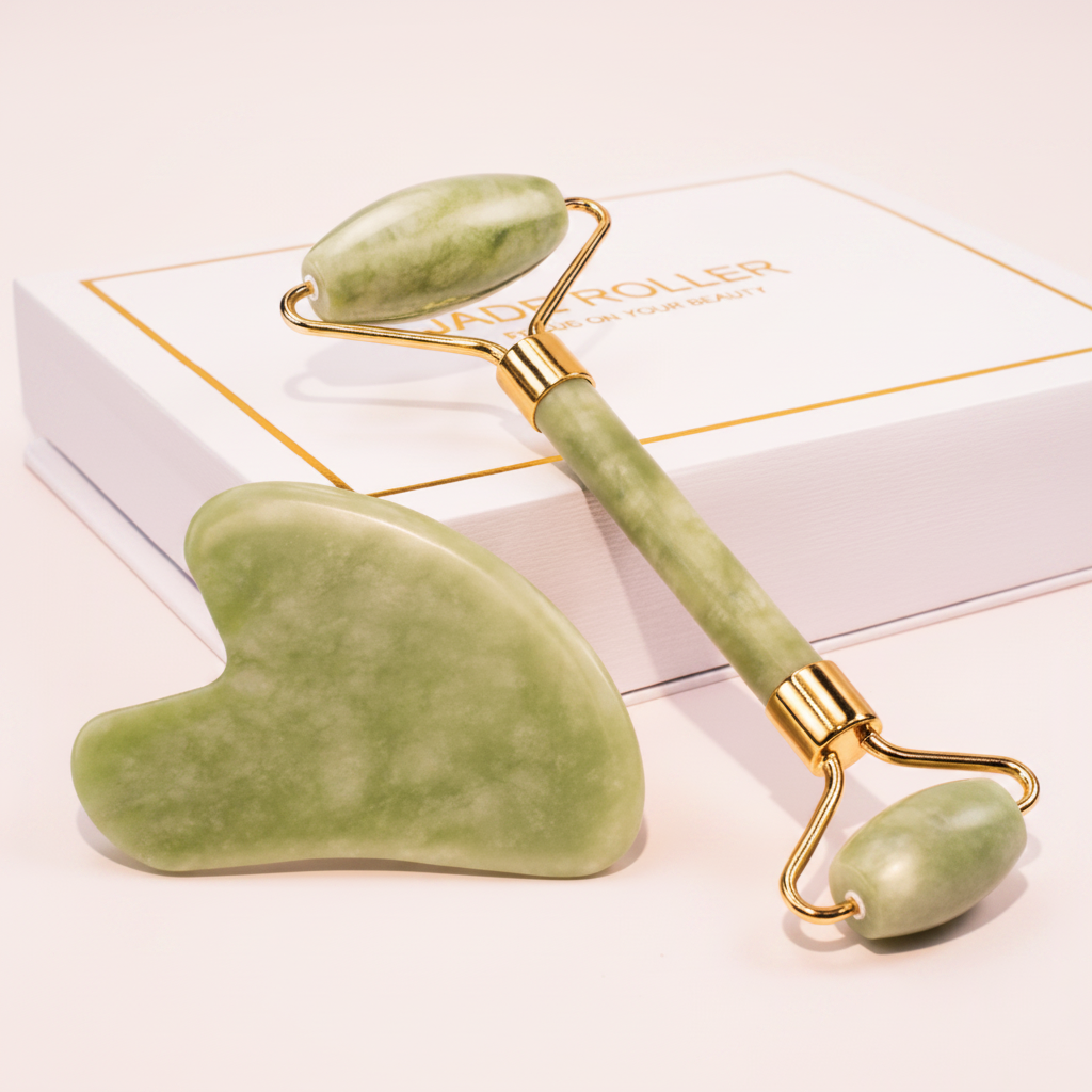 Jade Roller & Gua Sha Gift Box - Online Beauty Cart
