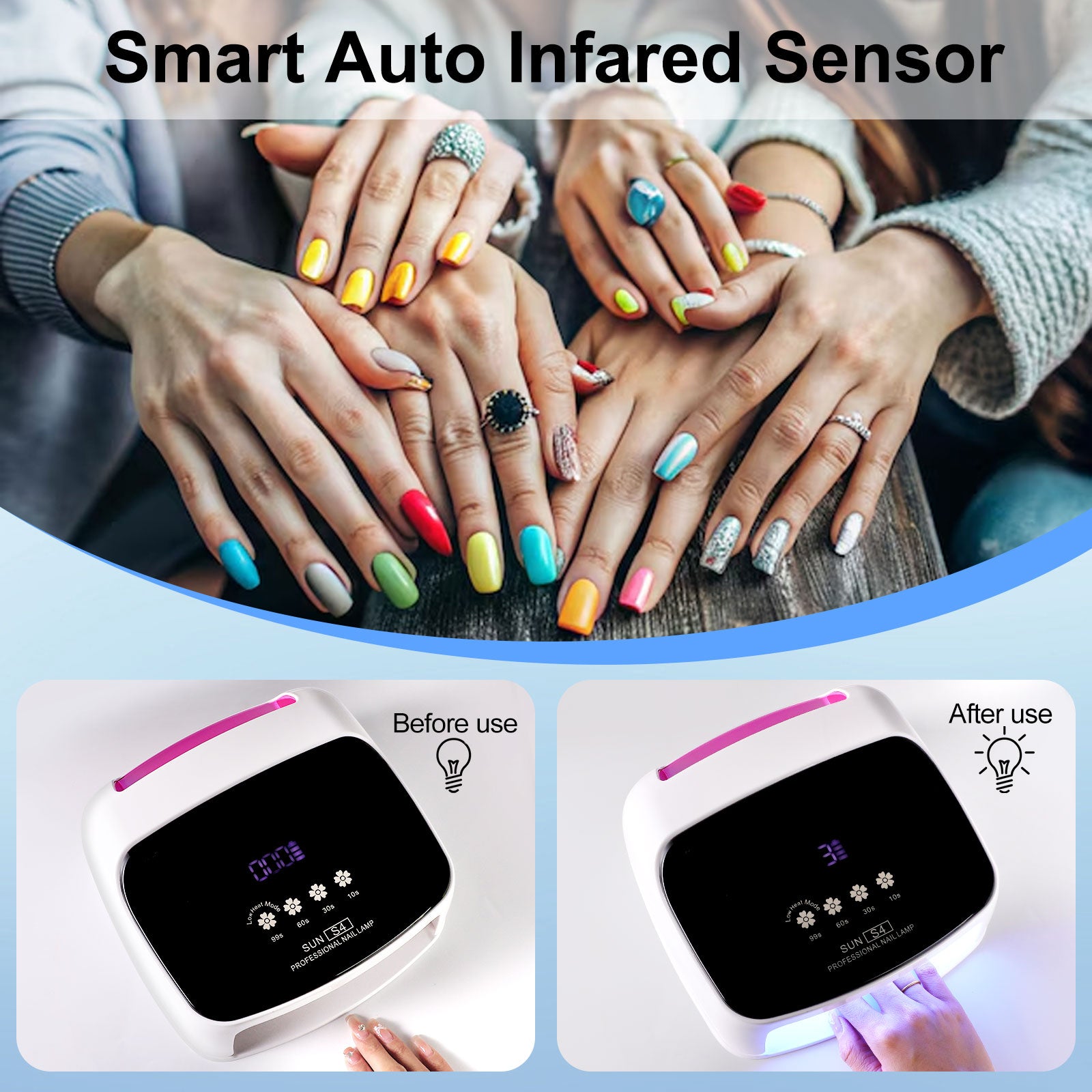 Sun Cordless UV LED Nail Lamp - Online Beauty Cart