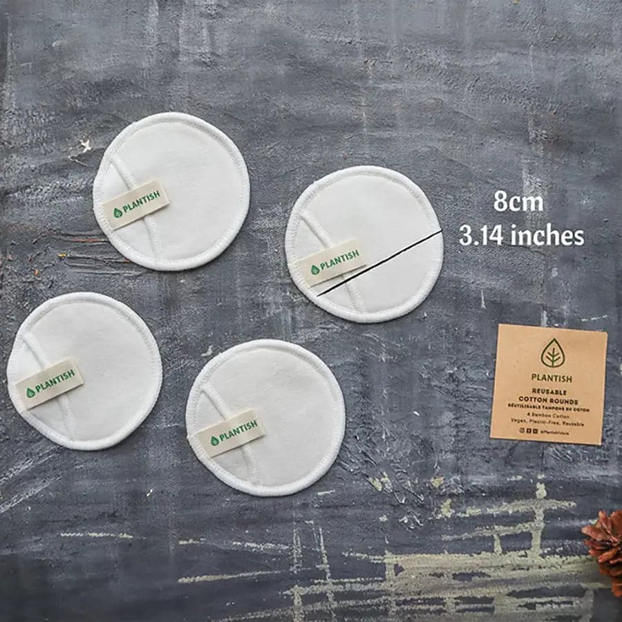 Reusable Cotton Rounds - Cotton + Bamboo Set - Online Beauty Cart