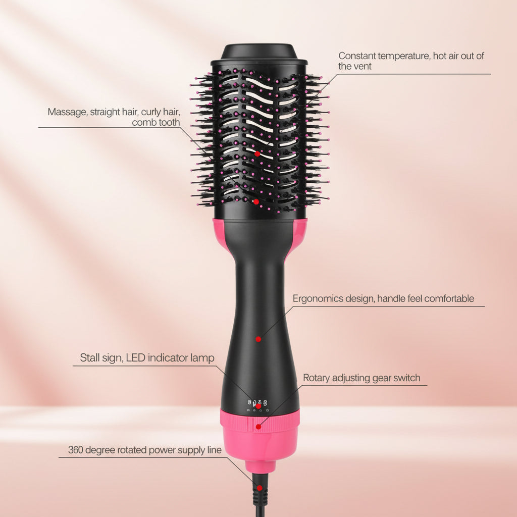 2-in-1 Blowout Hair Brush - Online Beauty Cart