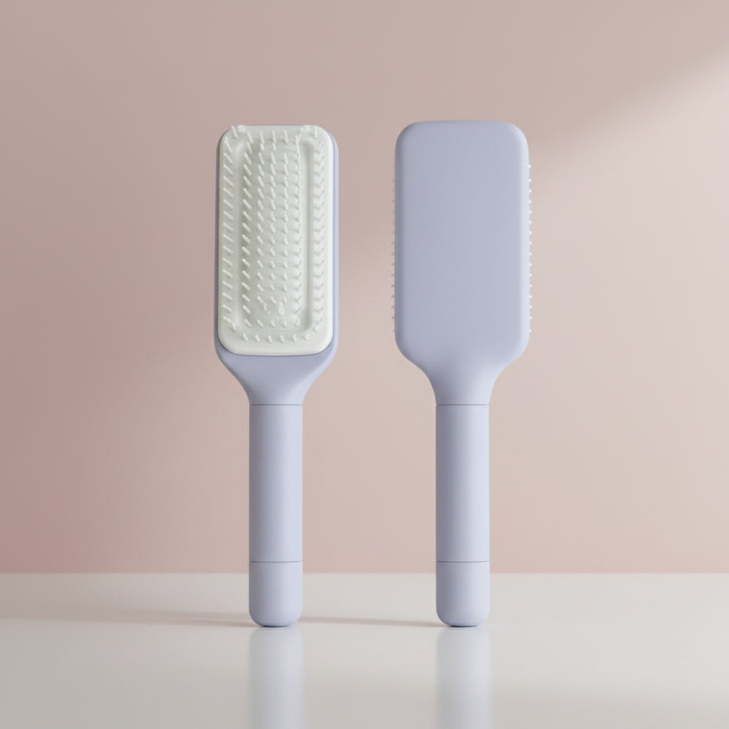 4 In 1 Self Cleaning Hair Brush - Online Beauty Cart