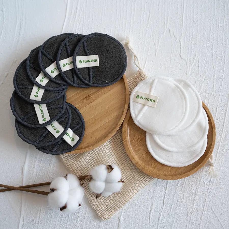 Reusable Cotton Rounds - Cotton + Bamboo Set - Online Beauty Cart