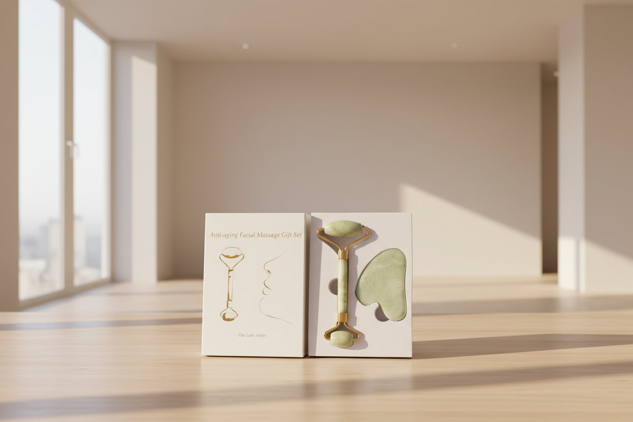 Jade Roller & Gua Sha Gift Box - Online Beauty Cart