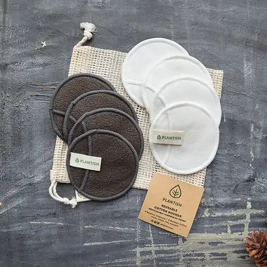 Reusable Cotton Rounds - Cotton + Bamboo Set - Online Beauty Cart