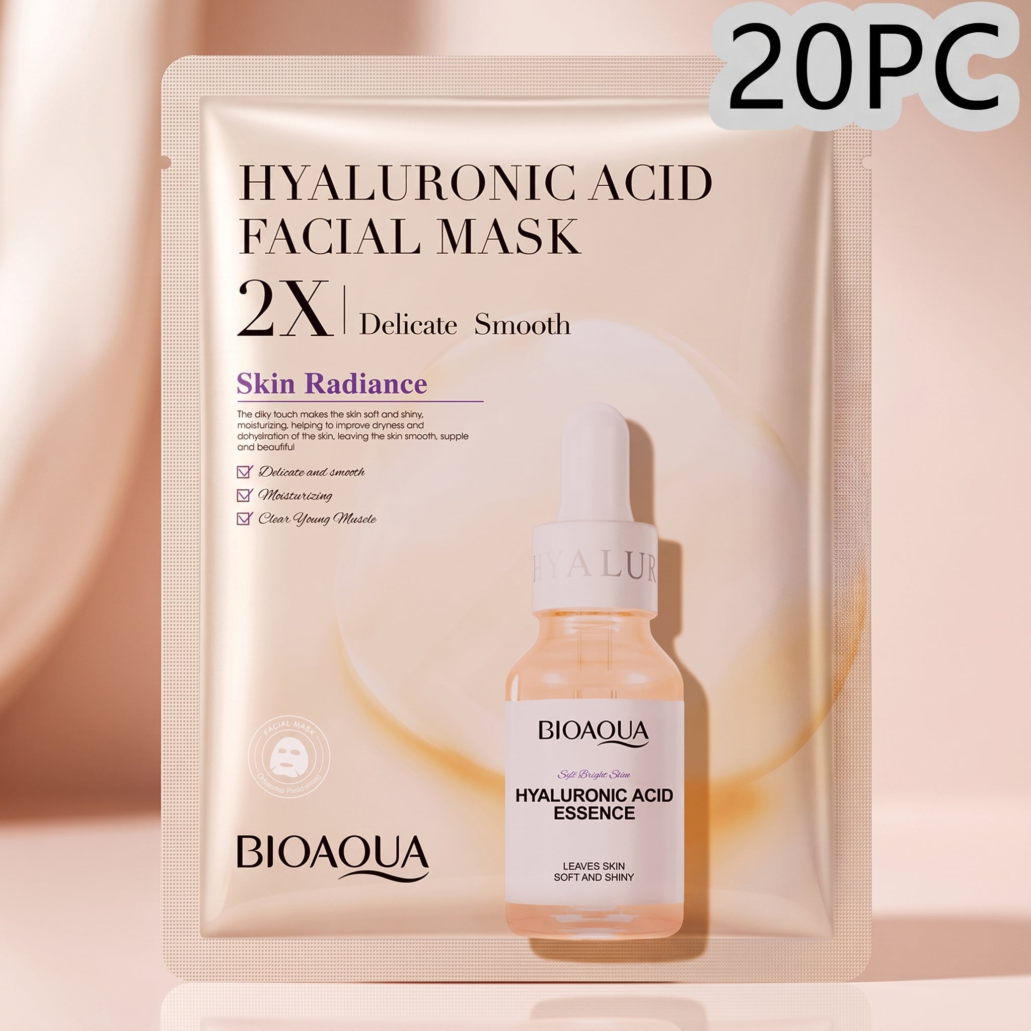 Collagen Face Mask Moisturizing Firming Face Sheet Mask Hyaluronic Acid Facial Masks Beauty Skin Care Gel Skin Care