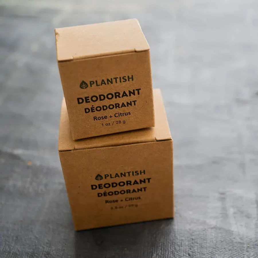 Zero Waste Deodorant Bar - Rose & Citrus - Online Beauty Cart