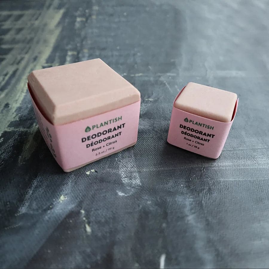 Zero Waste Deodorant Bar - Rose & Citrus - Online Beauty Cart